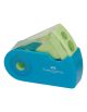 Faber Double Hole Sharpener Trend Green