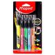 Maped 5pk Fluo peps Highlighter Pens 
