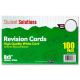 Student Solutions Revision Cards 8X5 White 100Pk
