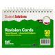 Student Solutions Spiral Bound Revision Cards 6X4 50Pk Colour