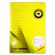 Premier A4 120pg Visual Aid Durable Cover Manuscript Book Yellow Pack of 5