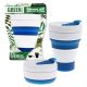 Coffee Cup 12oz  Collapsible Cup Blue