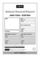 Fallons Report Cards Junior-6th New Edition